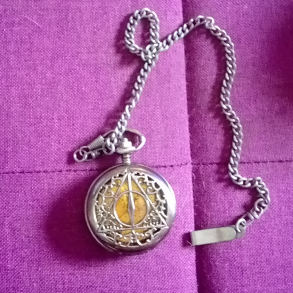 Harry Potter Deathly Hallows pocket watch